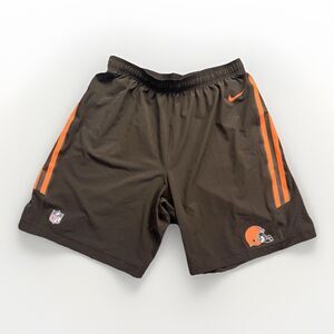 Nike NFL On Field Player Issued Cleveland Browns Training Shorts XXL Dri-FIT